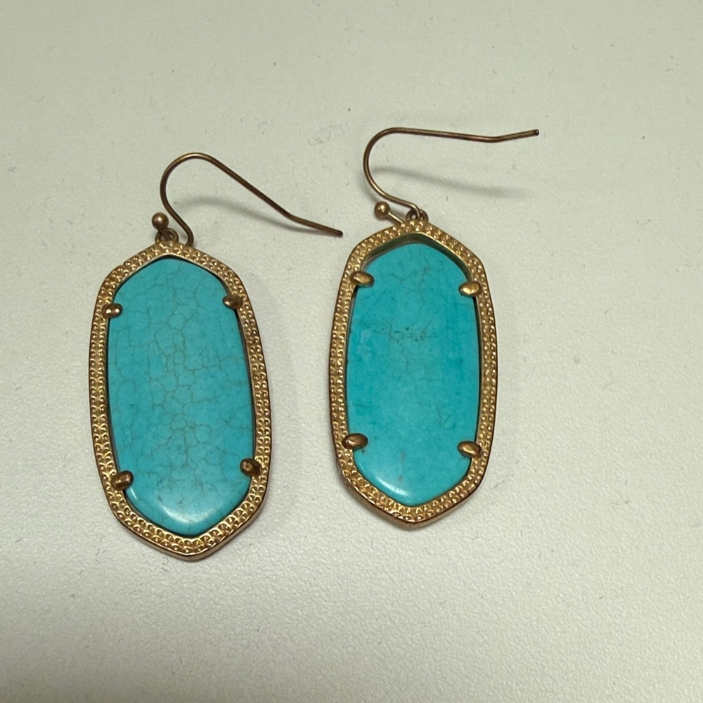 Kendra Scott Turquoise Drop Earrings